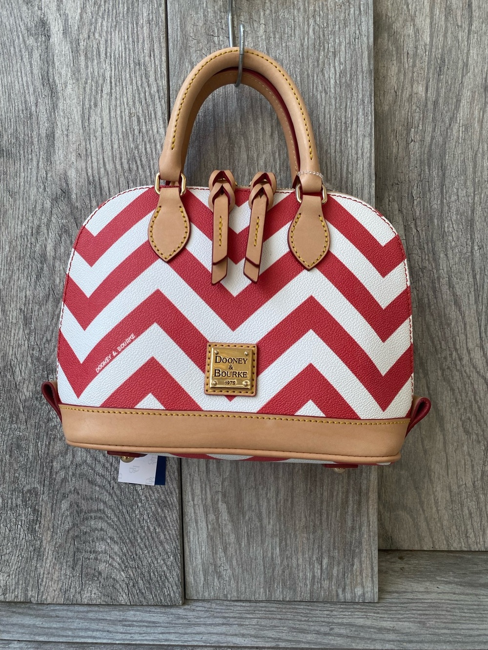 Dooney & Bourke Chevron Bitsy Bag NWT